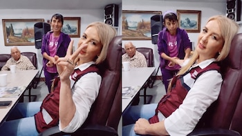 Meli Espinoza vuelve a Morena tras su paso por el PT y es cuestionada por recibir un masaje en sus oficinas