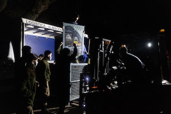 Los chimpancés llegaron al santuario