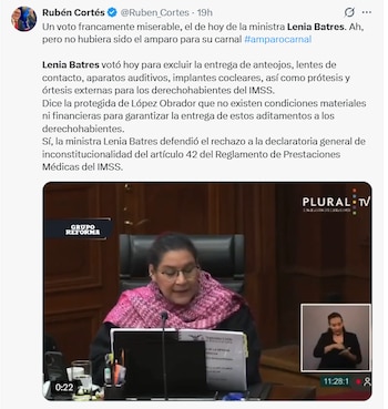 Lenia Batres dominó la conversación digital en X.