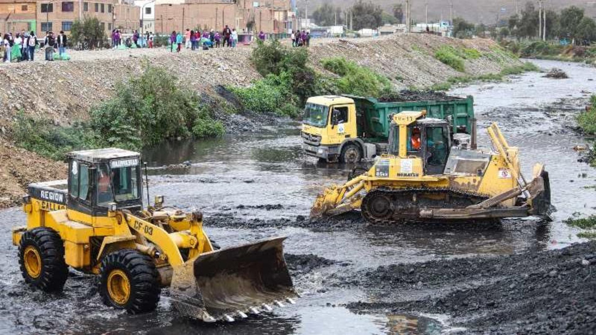 Trabajos de prevención en el Callao por Fenómeno El Niño. (Foto: Gob.pe)