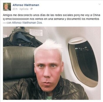 Alfonso Whaitsman rumbo a China con Angélica Rivera