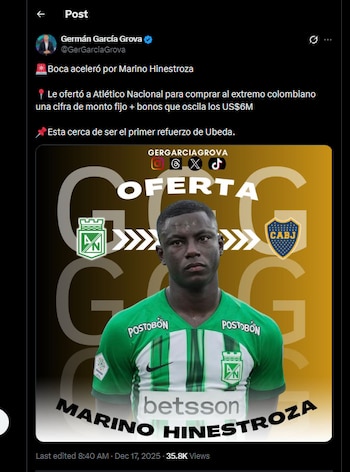 Otro de los periodistas especializados