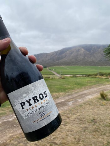 Pyros Vineyard Limestone Hill Malbec - Pyros