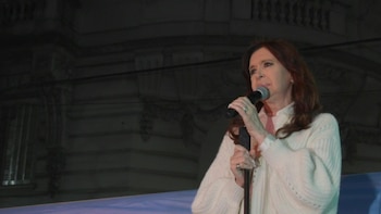 La vicepresidenta argentina Cristina Kirchner,