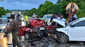 Sargento embarazada murió en un accidente de tránsito que dejó cinco víctimas en República Dominicana