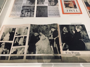 El fotoreportaje a Eva Perón