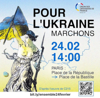convocatorias por los 2 años de la invasión rusa a ucrania