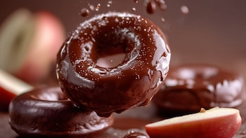 Donas de chocolate sin horno,