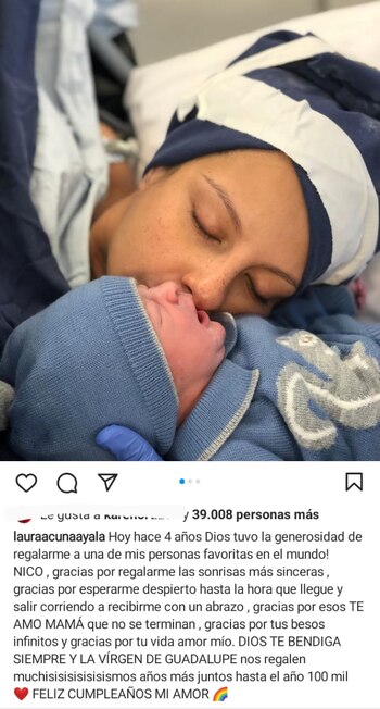 Laura Acuña y el amoroso