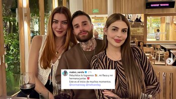 Norma y la hermana de Peluche tuvieron un inicio complicado - crédito @mateo_varela/ Instagram
