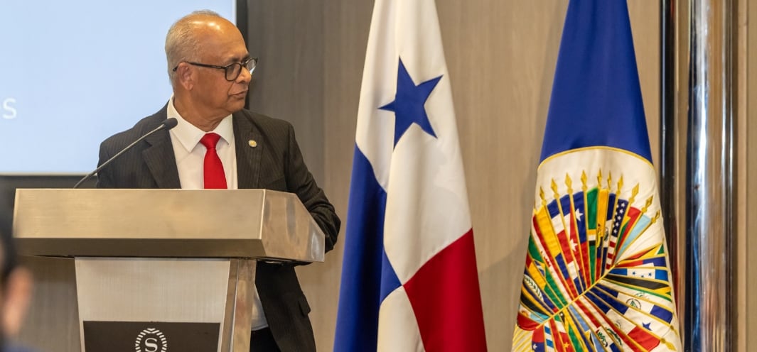 Albert R. Ramdin, secretario general de la OEA, dio a conocer la plataforma de colaboración con el sector privado. (Cortesía)