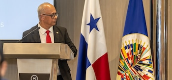 Albert R. Ramdin, secretario general de la OEA, dio a conocer la plataforma de colaboración con el sector privado. (Cortesía)