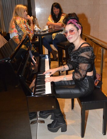 La artista Marcela Wonder estuvo presente en el evento (Eduardo Aguada / Teleshow)