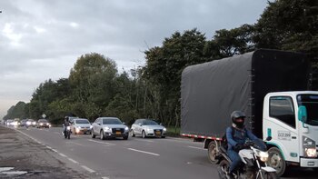 Fuerte accidente de tránsito en