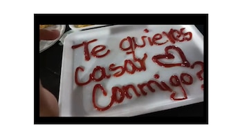 La propuesta de matrimonio fue