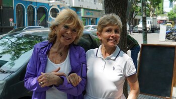 A la izquierda, Eglis. Tomada