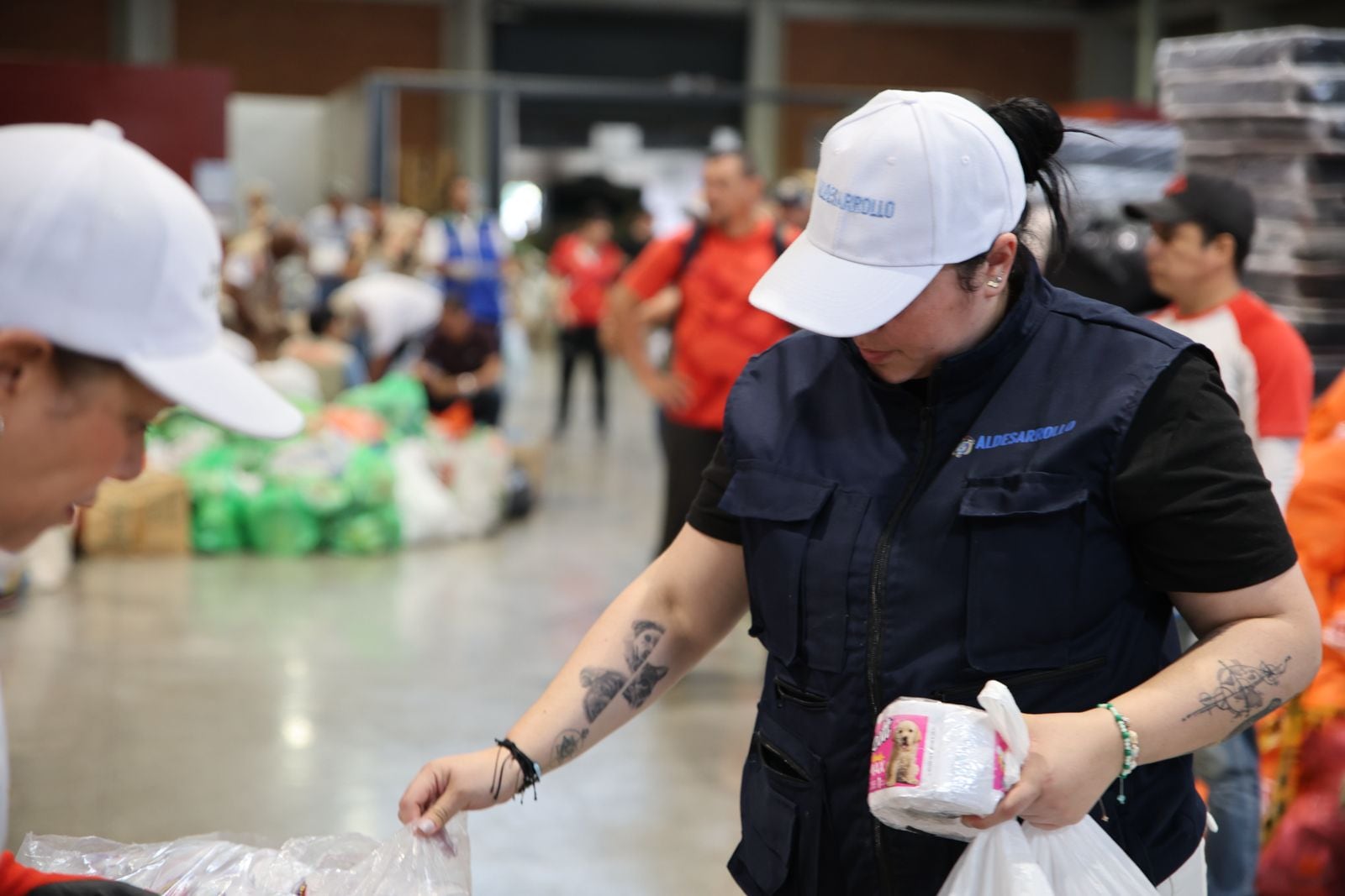 Aldesarrollo aseguró que la primera entrega de ayuda no será la última y anunció la continuidad del operativo durante las próximas semanas - crédito Suministrada a Infobae Colombia