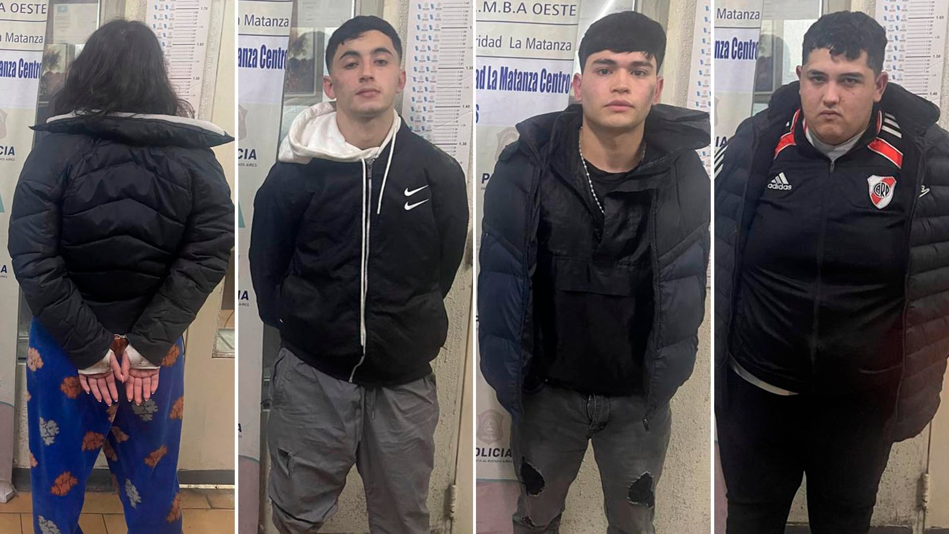 Los cuatro sospechosos detenidos