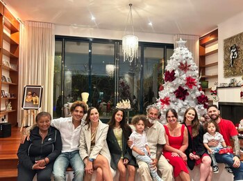 Paolo Guerrero celebró Navidad junto a su familia.