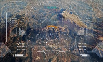 Dron militar autónomo.