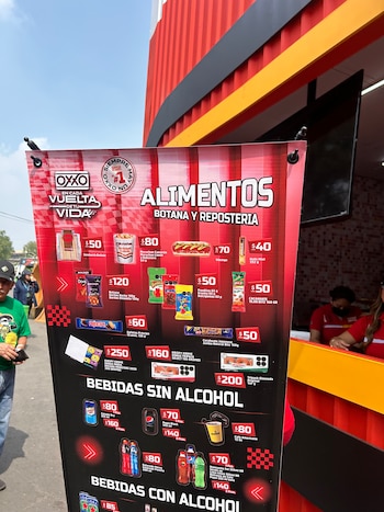 Estos son los precios de las botanas para el México GP 2026 (Luis Mote Nava/Néstor Hernández Molina)