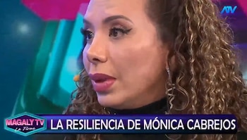 Mónica Cabrejos se define como una sobreviviente y revela la dura historia detrás de su éxito. Captura: Magaly TV La Firme.