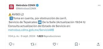 (X/ @MetrobusCDMX)