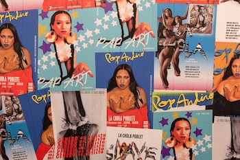 La artista recupera la iconografía