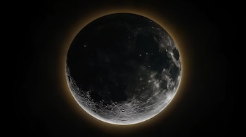 Actualmente la luna está en cuarto creciente (Imagen Ilustrativa Infobae)