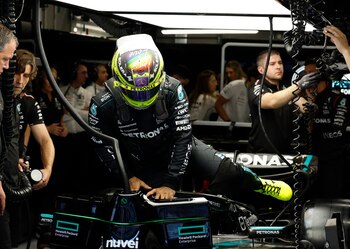 Lewis Hamilton. (Albert Gea/Reuters)