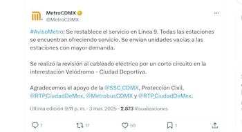 La Línea 9 reanuda el