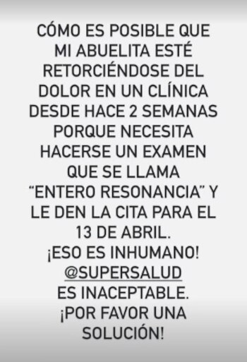 La actriz se contactó con