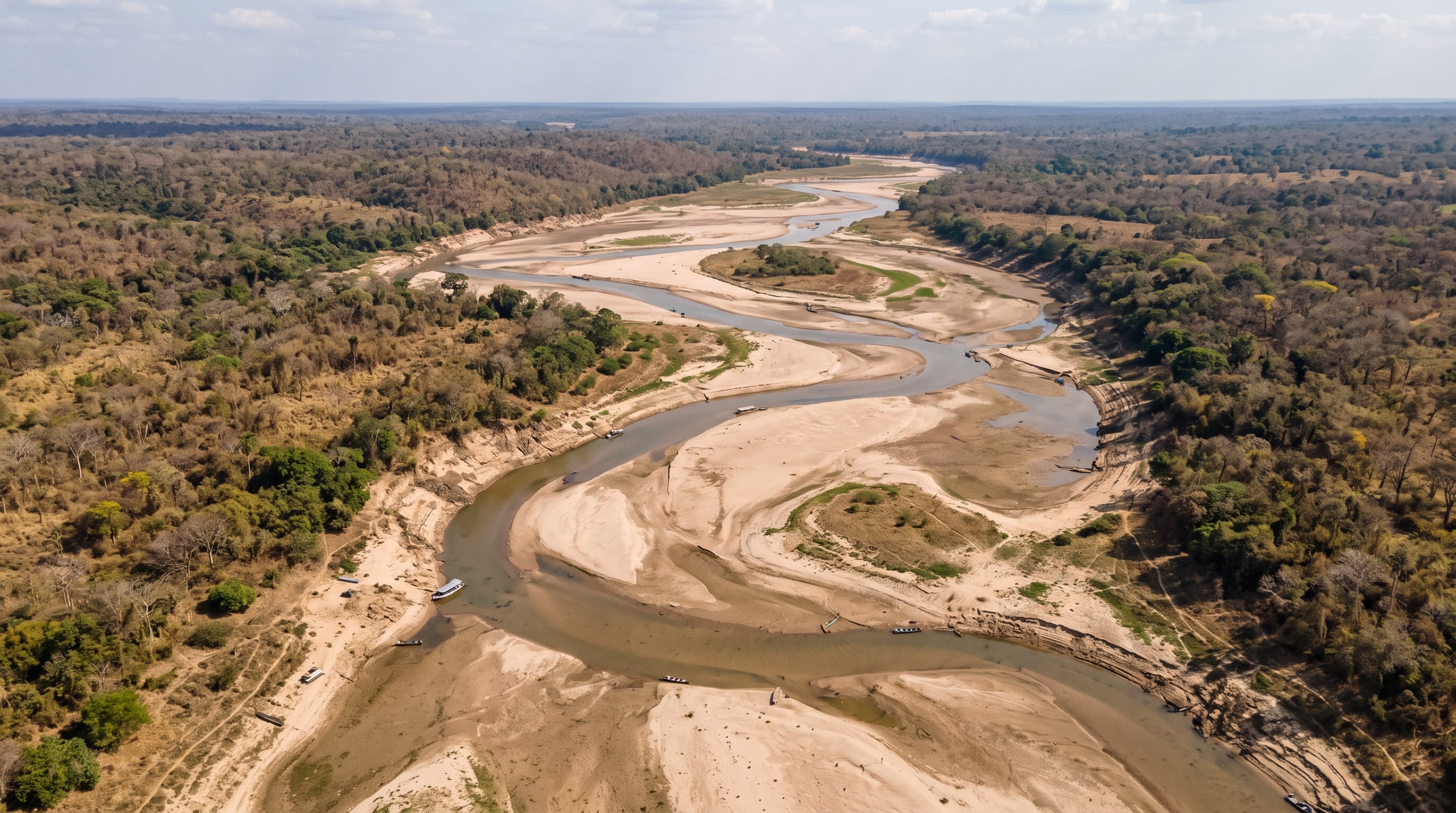 La cuenca del Río de la Plata sufrió caudales recurrentemente bajos entre 2021 y 2025 y mostró una recuperación parcial en el último año. (Imagen Ilustrativa Infobae)