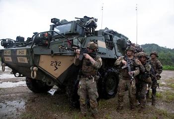 Las maniobras conjuntas Ulchi Freedom Shield comienzan este lunes (JEON HEON-KYUN/POOL/Pool via REUTERS)