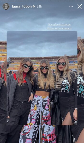 Instastories de Laura Tobón en