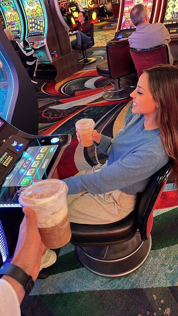 Luciana Fuster viajó a Las