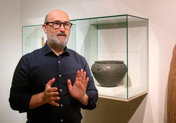 El actor Javier Cámara durante