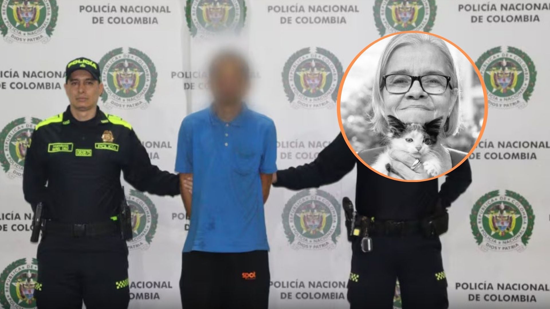 Cristian Albeiro Díaz, hijo de la víctima, fue capturado como principal implicado en el feminicidio agravado ocurrido en el barrio San Marcos - crédito Policía Cali