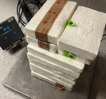 Cocaína decomisada por la CBP en la frontera de Coahuila