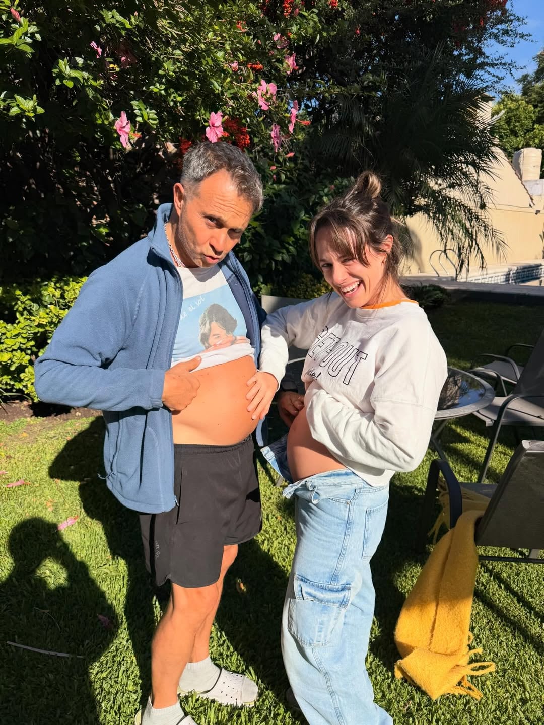 La espontaneidad y la calidez de los Lapegüe quedaron reflejadas en una serie de instantáneas familiares que despertaron ternura y alegría en redes sociales