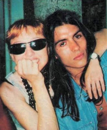 Daniel Rossi junto a Madonna