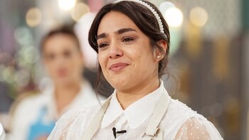 Las lágrimas de Ángela Leiva tras ser eliminada de Bake Off Famosos (Créditos: Gentileza Prensa Telefe)