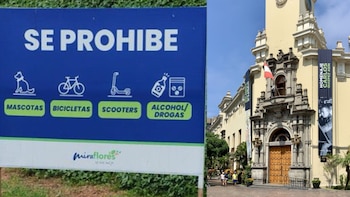 Retiran cartel en Miraflores que equiparaba mascotas y drogas en parque María Reiche