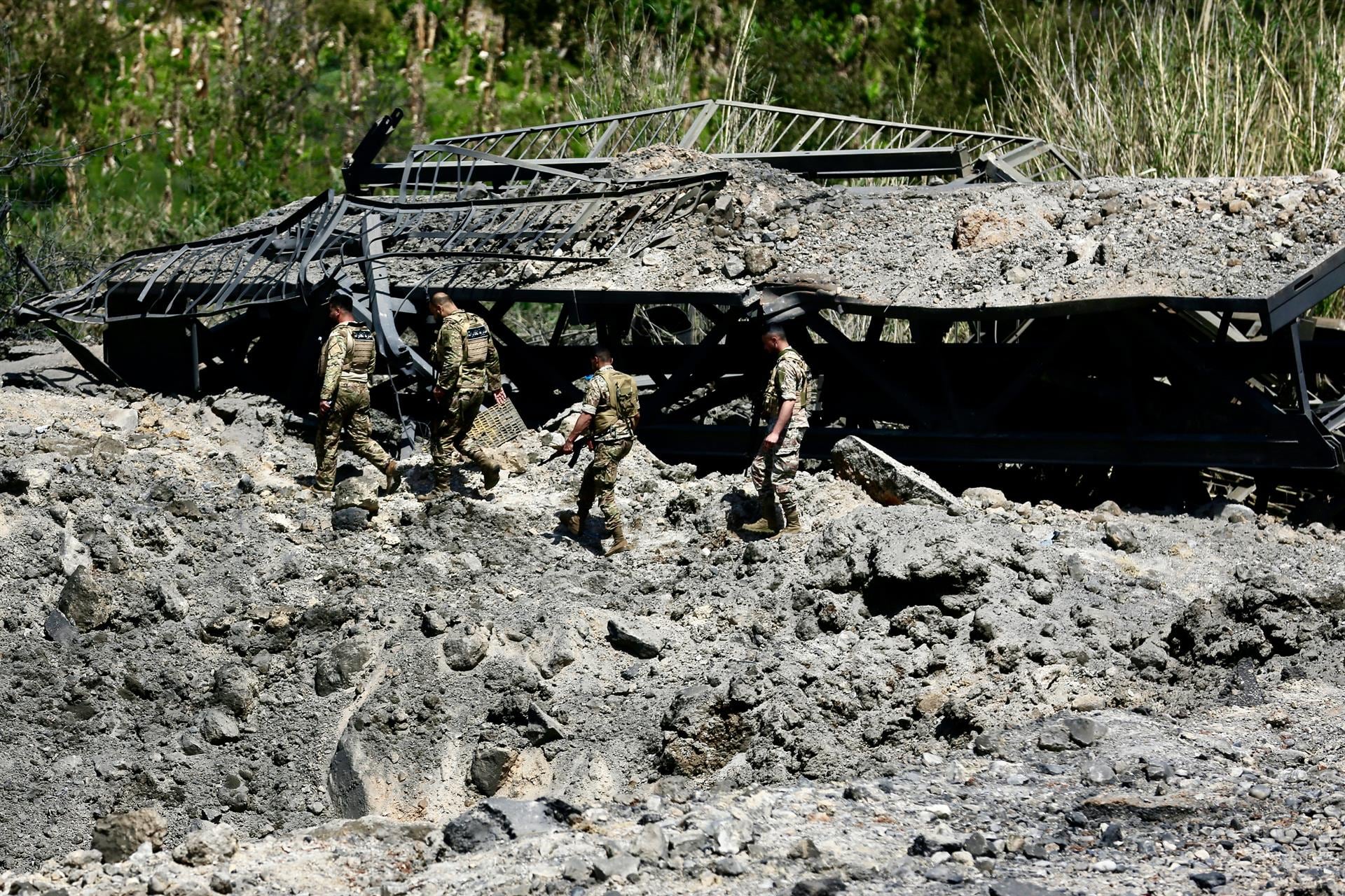Fuerzas de seguridad en Líbano (Europa Press)