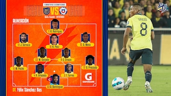 Alineación confirmada de Ecuador vs