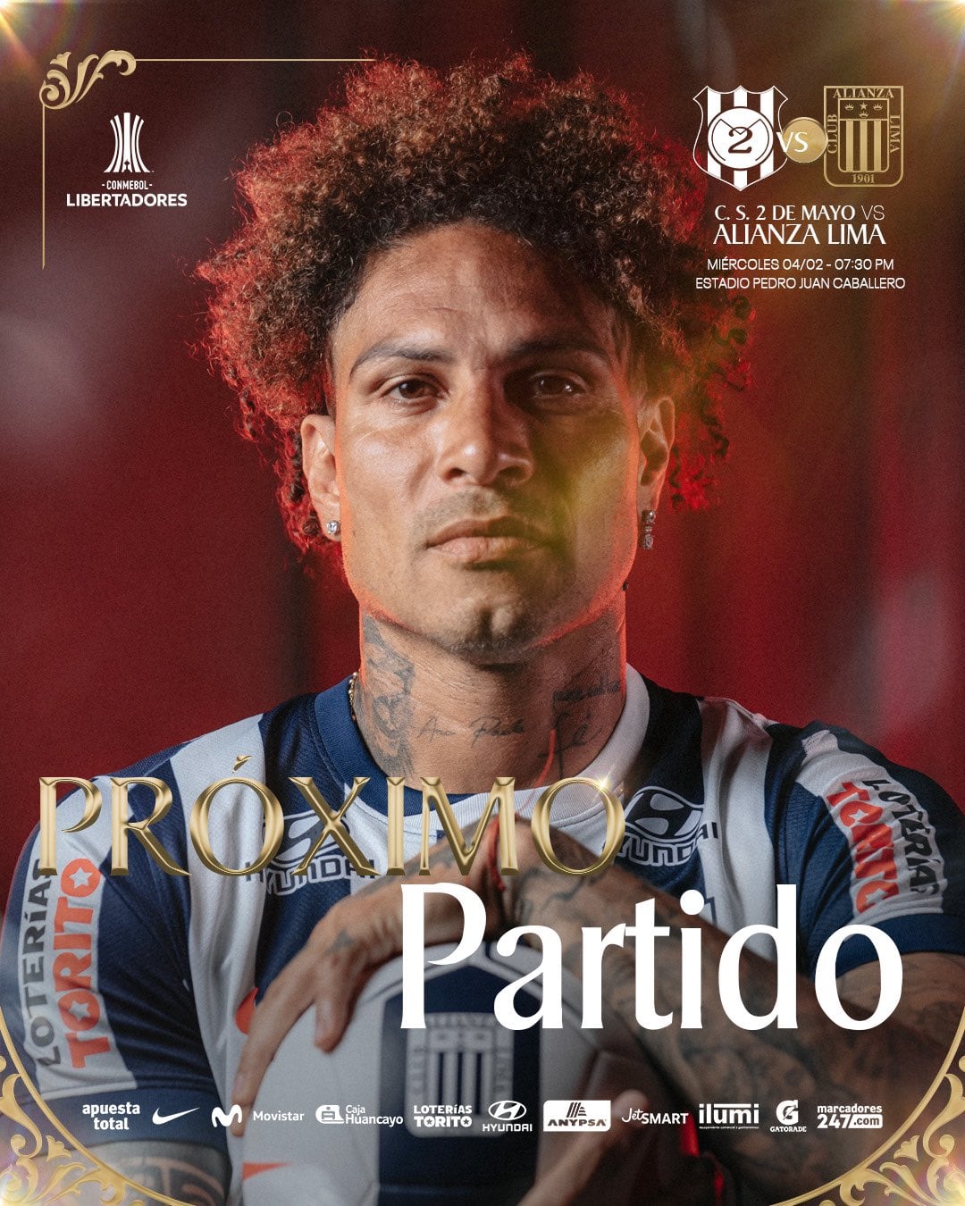 Alianza Lima chocará con 2 de Mayo en Paraguay por el partido de ida de la primera fase de la Copa Libertadores 2026.
