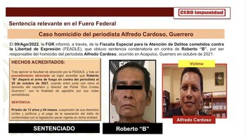 La sentencia condenatoria contra Roberto