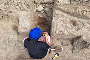Tesista especialista en arqueología halló