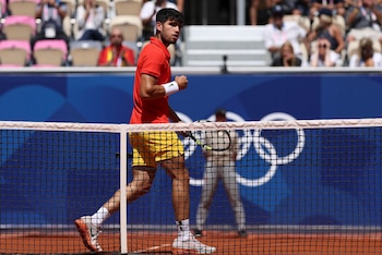 El tenista español Carlos Alcaraz