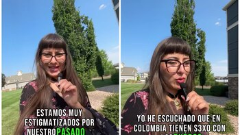 Influencer relató que a Colombia